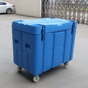 Insulated Dry Ice Container On Wheels For Dry Ice Storage