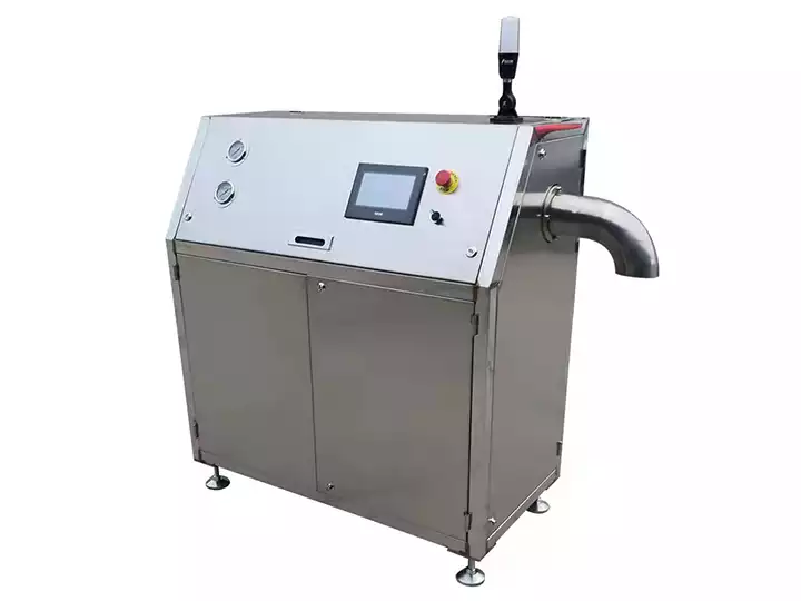 Single-head dry ice pelletizer