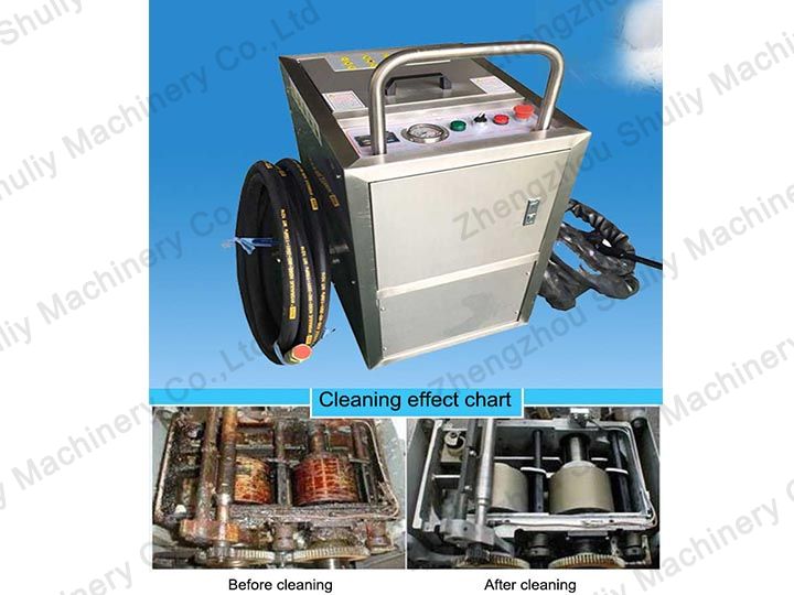 Dry ice car cleaning machine