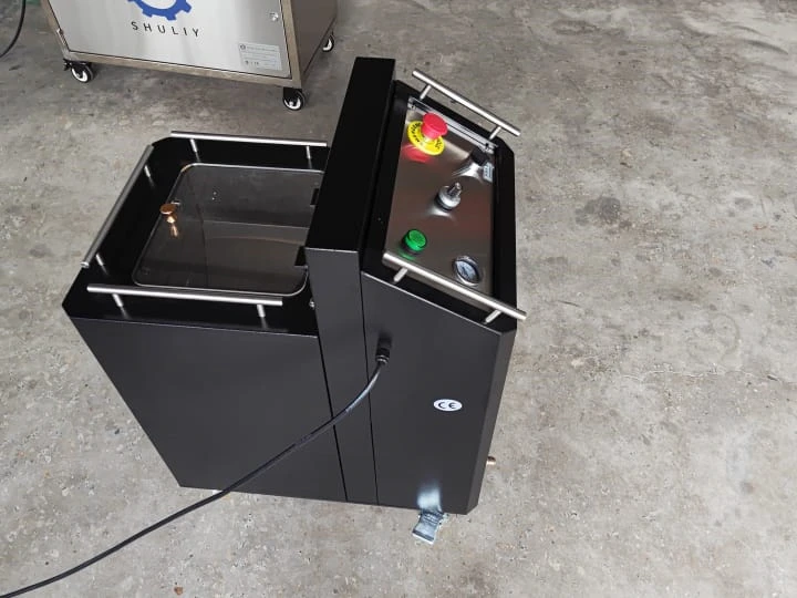 Structure of dry ice cleaning machine