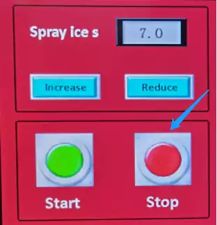 instrucciones de la máquina para hacer bloques de hielo seco